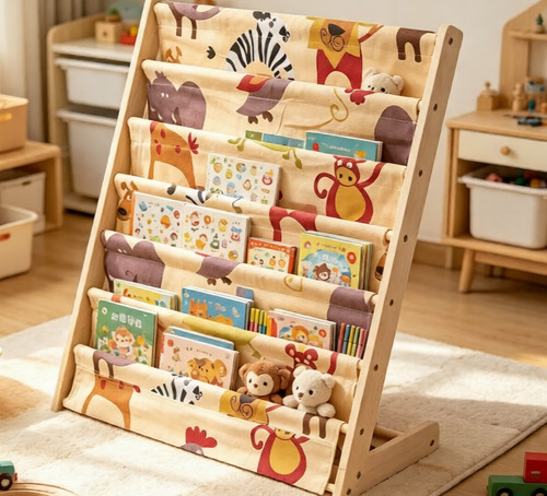 Tier wooden sling bookshelf - sling,