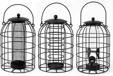 SET 3 x GARDEN BIRD FEEDERS