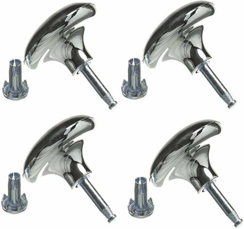 Gliders chrome feet castors - gliders,