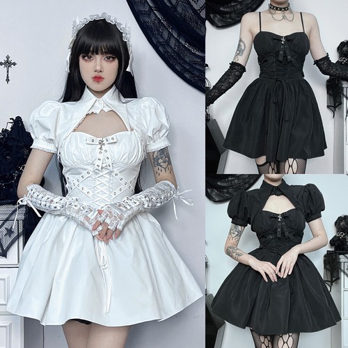 Women strappy gothic stretch - strappy,