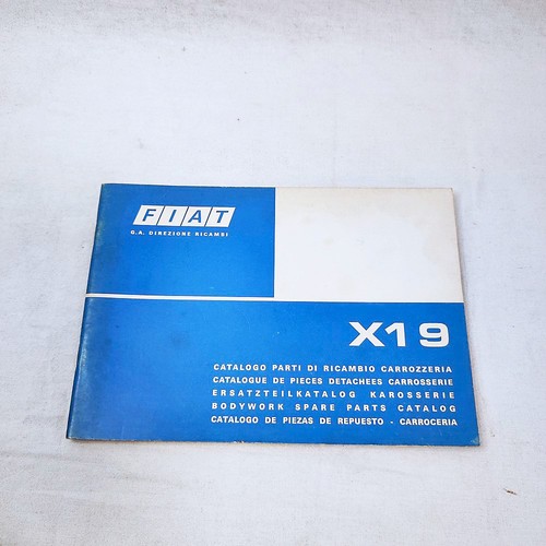 Fiat x19 body - body, catalogue