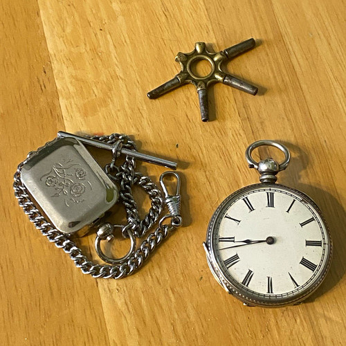 Half hunter mechanical pocket - half,