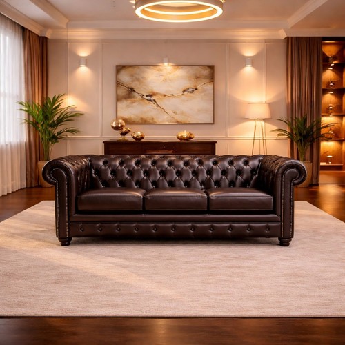 Luxury chesterfield leather - chesterfield,