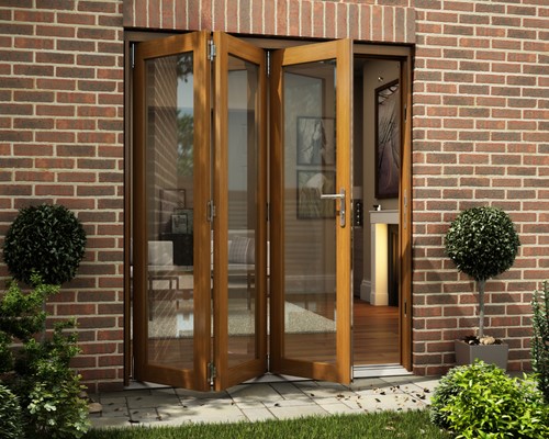 Oak folding sliding bifold - oak,