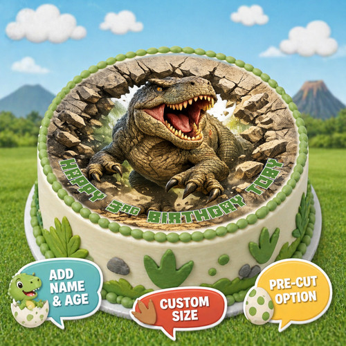Dinosaur cake - (dino,
