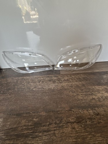 Pair clear headlight lens - clear,