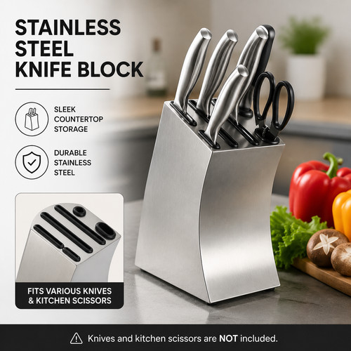 Space saving knife block - space,
