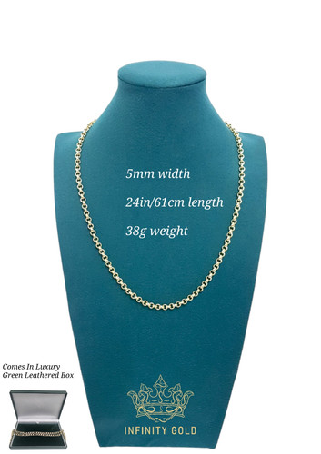 9ct gold 5mm - gold,