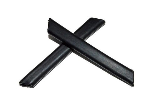 New black rubber ear - new, socks