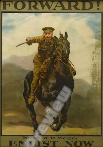 British army cavalry 1915 - british,