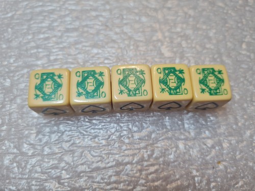 Vintage butterscotch poker - 5,