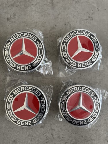 Mercedes red alloy wheel - mercedes,