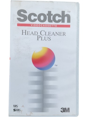 Scotch vhs head cleaner - 3m,