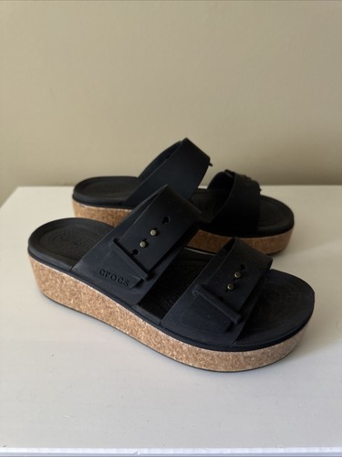 Slightly used crocs brooklyn - used~,