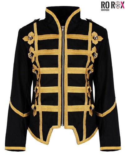 Womens military parade jacket - military,
