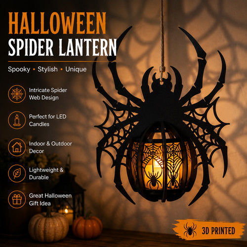 Halloween spider hanging - halloween,