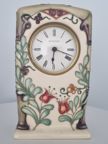 Moorcroft clock trellis - clock,