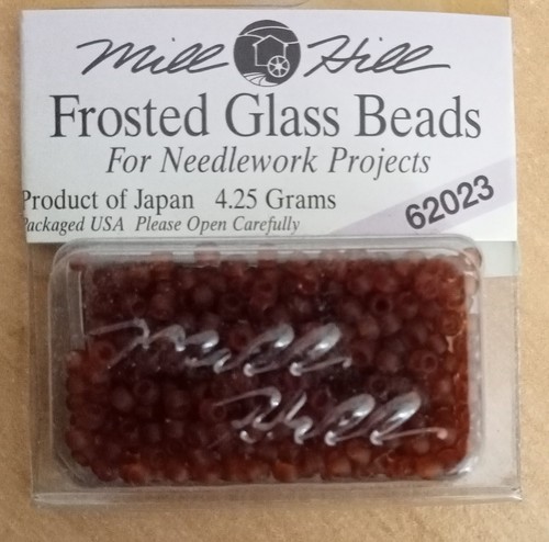 Mill hill frosted glass - frosted, beads