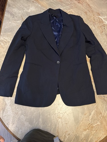 Zara navy blazer - zara, size
