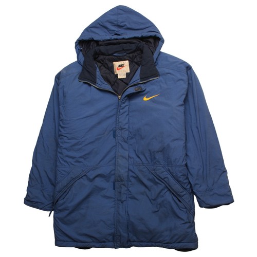Nike men blue hooded - blue, parka