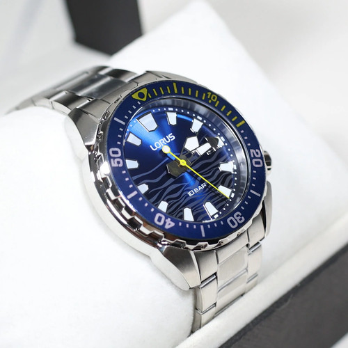 Lorus men diver blue - men's,
