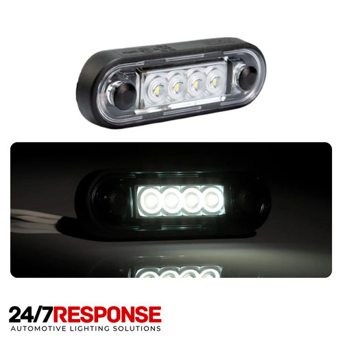 White led marker lamp - white, light
