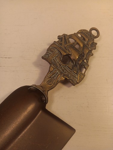Vintage ship handle - handle, brass