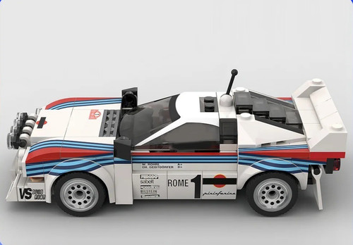 244pcs moc lancia rally - 244pcs,
