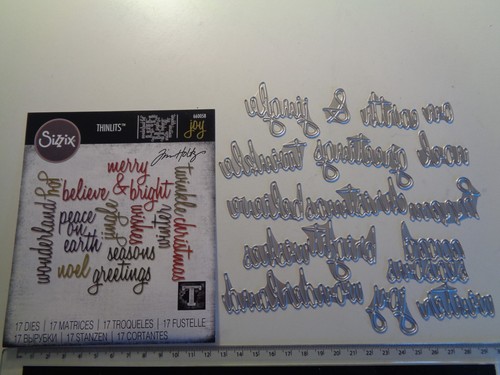 Sizzix thinlits tim - thinlits, holtz