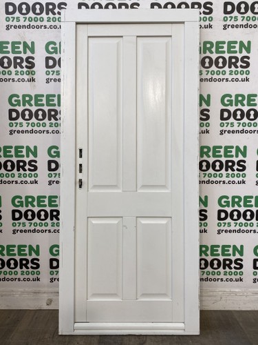 Timber hardwood back door - hardwood,