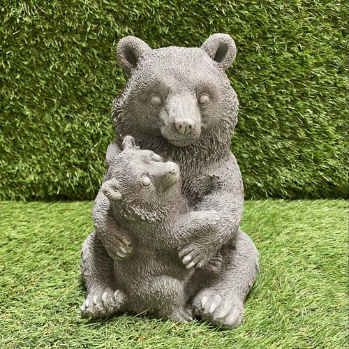Large concrete bear - concrete,