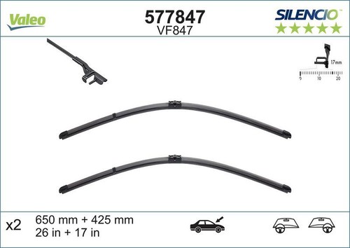 577847 wiper blade front fits - wiper,