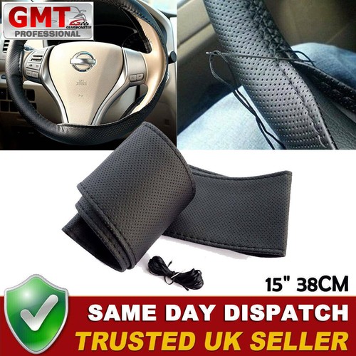 Black car steering wheel - 15'',