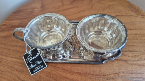 Silver plated sugar bowl and