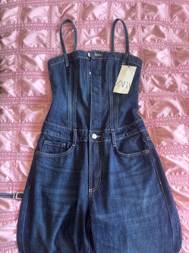 Bnwt zara denim jumpsuit - bnwt, xs