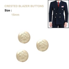 Women Gold Button Blazer