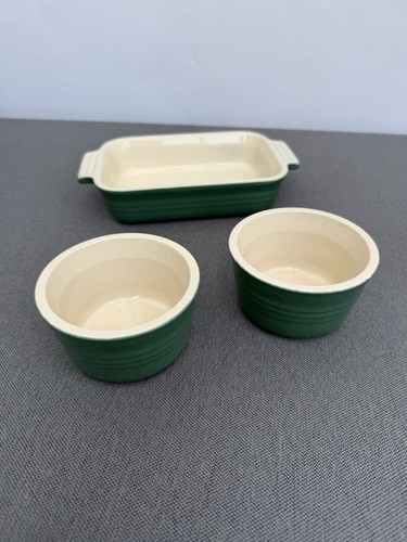 Creuset green stoneware - le,