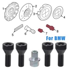 4PCS LOCKING SECURITY WHEEL