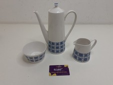 SET of Royal Tuscan Fine Bone China Coffee Pot Charade, Milk Jug & Sugar Bowl