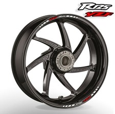 YAMAHA  YZF R125 wheel rim stickers decals  choice of 20 colours   125 TT