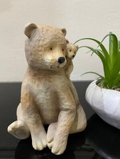 Bonnie & Beau Bears Baby on Back Ornament Figurine Adorable Bear Best Home Decor