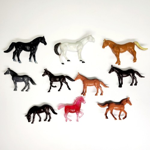 Plastic toy horse - plastic,