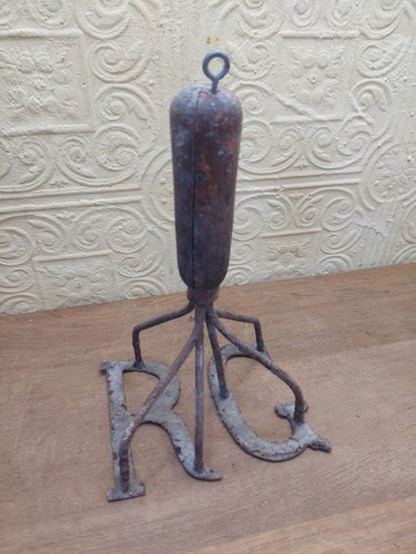 Antique french branding iron - antique,