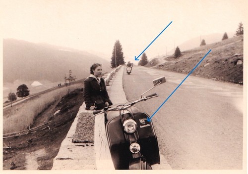 Old original photo from 1956 - old,