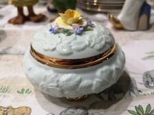 VINTAGE BONE CHINA TRINKET POT