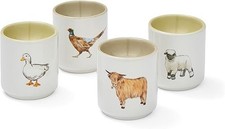 Stackable egg cups ceramic - stackable,