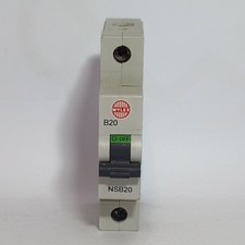 WYLEX 20 AMP CURVE B 6kA MCB