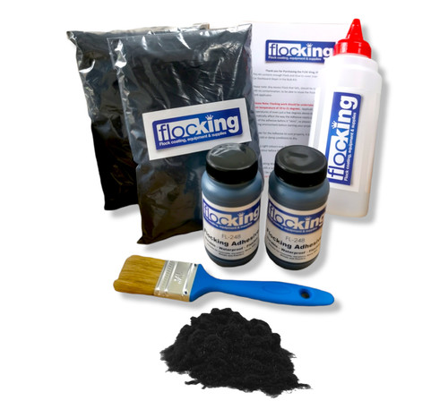 Black flocking kit twin - flocking,