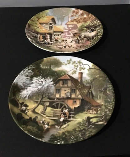 Two coalport collector plates - two,