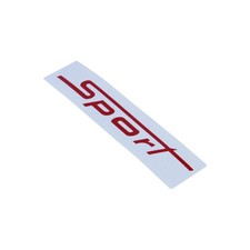 Sticker "Sport" red for